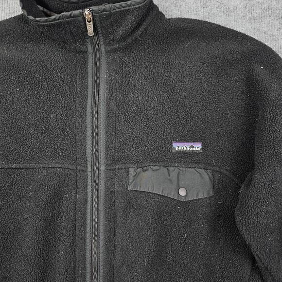 Patagonia Synchilla Jacket Mens Medium Fleece Full Zip Outdoor Hiking Pockets - Picture 2 of 6